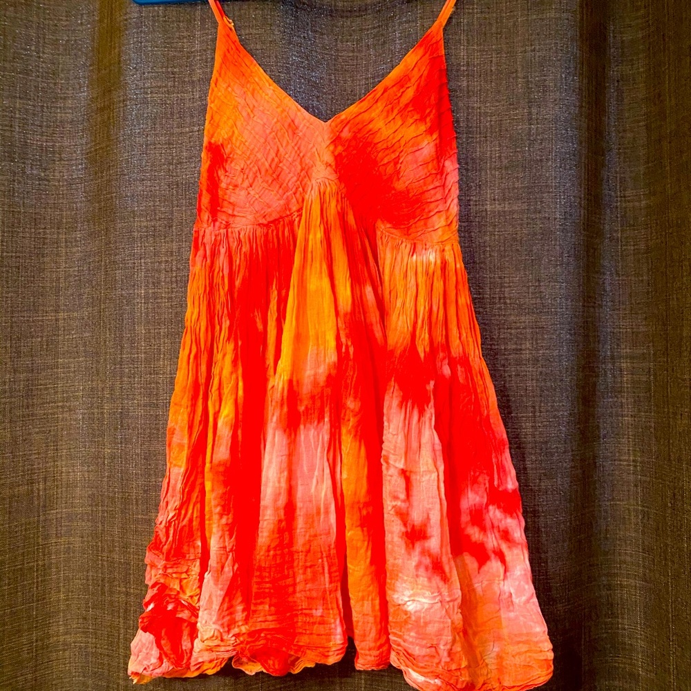 Tie-dye sun dress